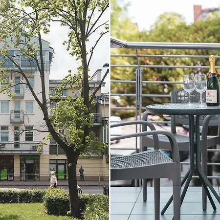 Sanhaus Apartments - Mera - Apartament Z Balkonem, Parkingiem I Klimatyzacja Przy Plazy