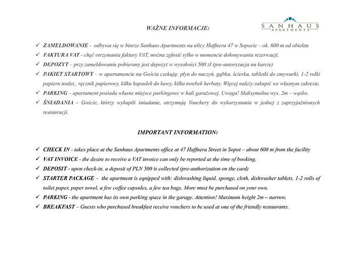 Sanhaus - Mera - Z Balkonem, Parkingiem I Klimatyzacja Przy Plazy Apartmán